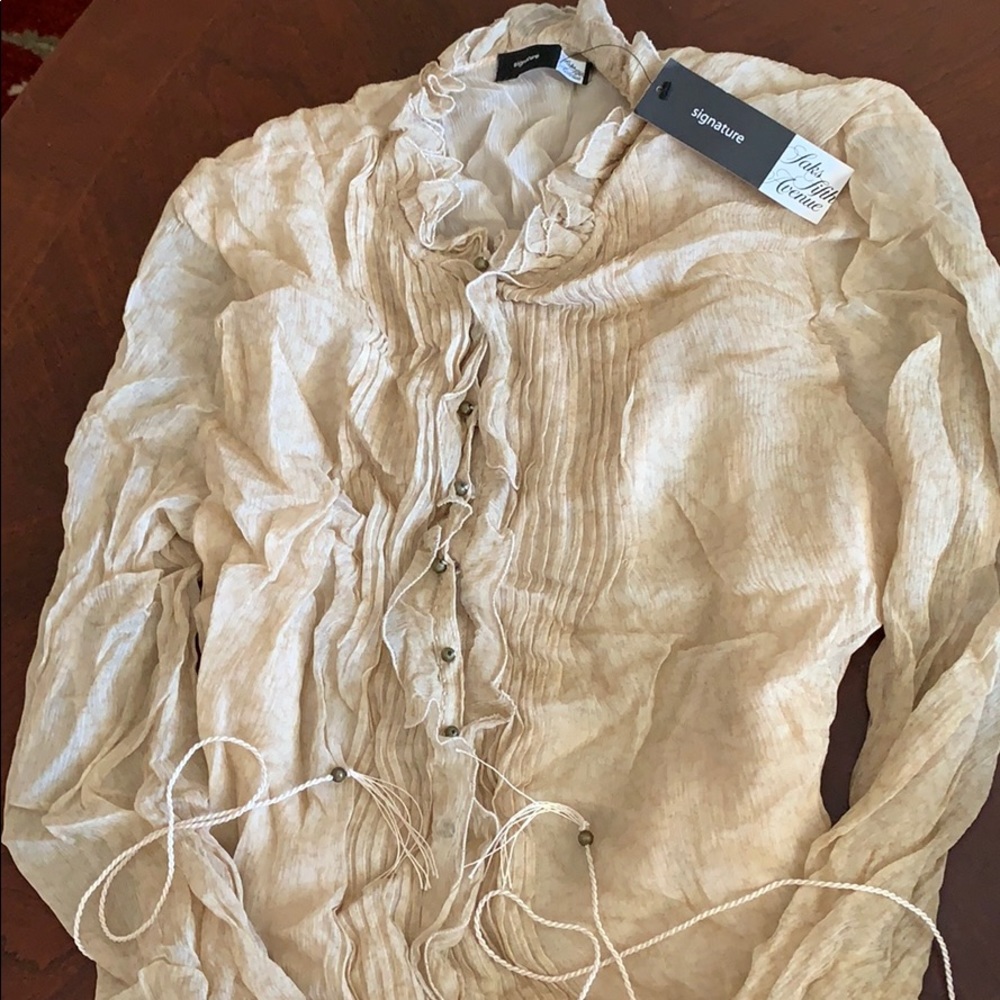 Saks Fifth Avenue - Silk Oasis Blouse